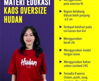 Kaos Oversize Hudan CIO