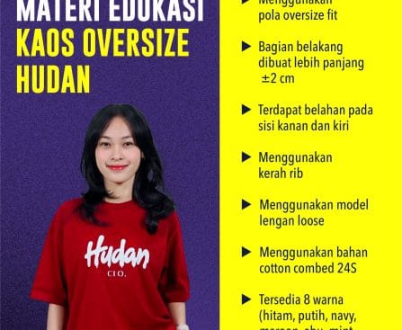 Kaos Oversize Hudan CIO