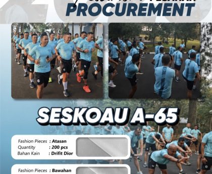Testimoni Pengadaan Seragam Seskoau A-65