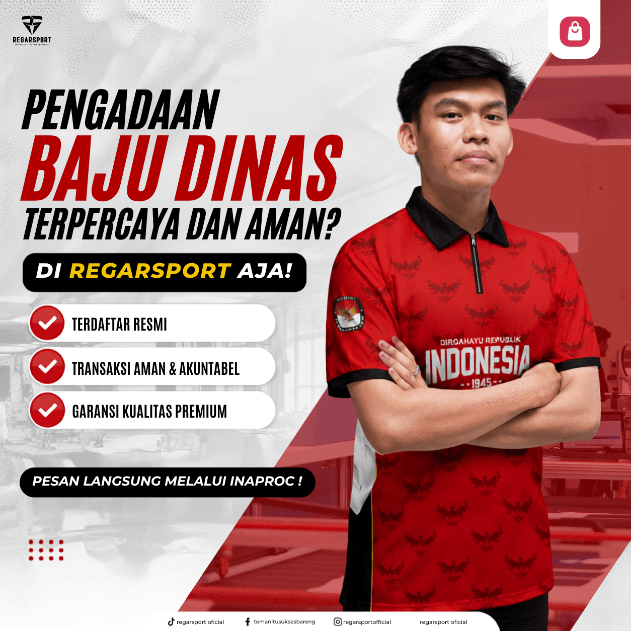 PENGADAAN BAJU DINAS TERPERCAYA - INAPROC REGARSPORT