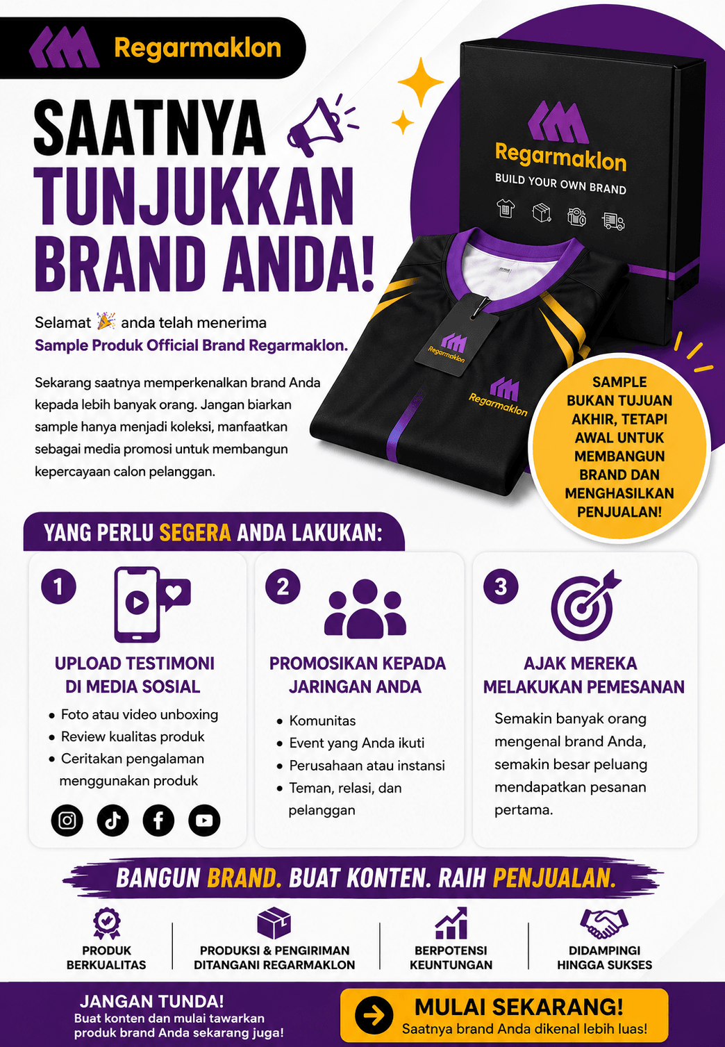 Saatnya Tunjukkan Brand Anda! Maksimalkan Contoh Produk Menjadi Langkah Awal Kesuksesan
