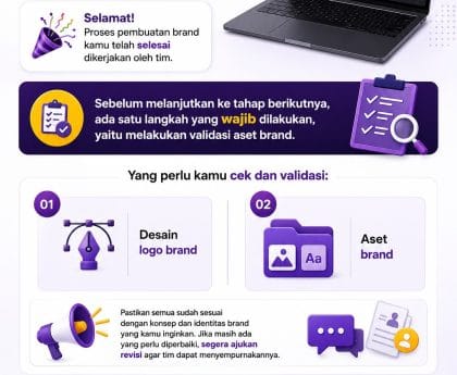 Langkah Penting Setelah Desain Brand Selesai: Lakukan Validasi Aset Brand Bersama Regarmaklon!