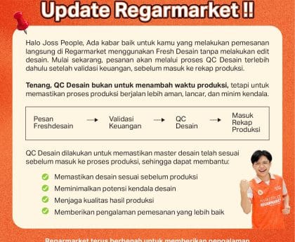 Regarmarket Luncurkan QC Desain: Proses Lebih Aman, Lancar & Hasil Lebih Sempurna!
