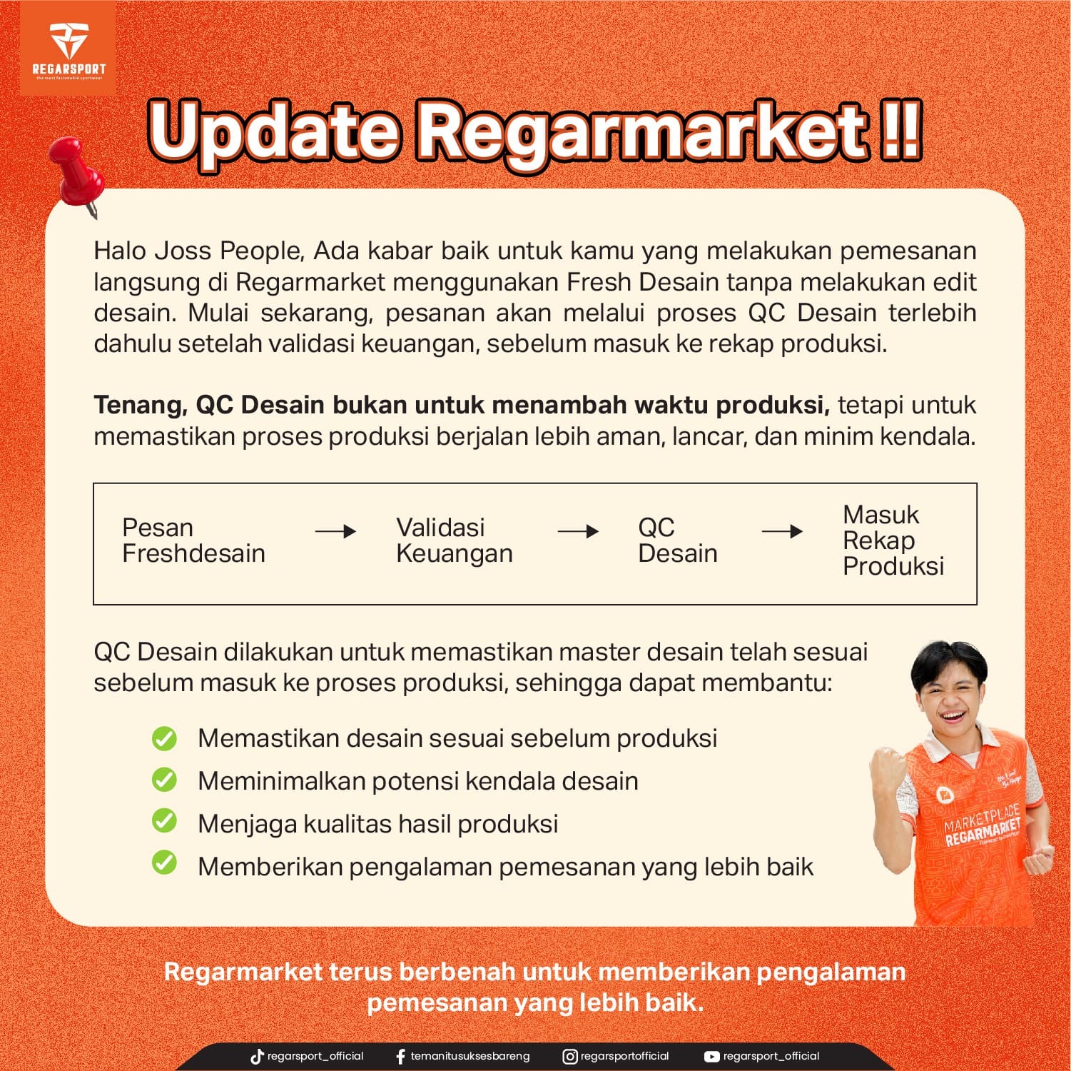 Regarmarket Luncurkan QC Desain: Proses Lebih Aman, Lancar & Hasil Lebih Sempurna!