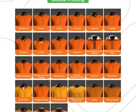 27 Variasi Kerah Jersey Regarmarket — Pilihan Terlengkap dengan Kualitas Deluxe Printing!