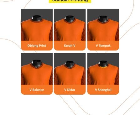 6 Pilihan Variasi Kerah Jersey Regarmarket — Standar Printing, Sesuaikan Gaya Tim Anda!