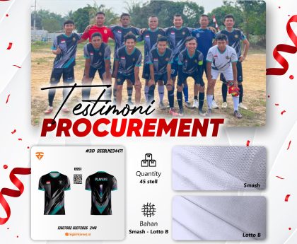 Seragam Tim Transformasi HKBP, 45 Stel Bahan Smash & Lotto B!