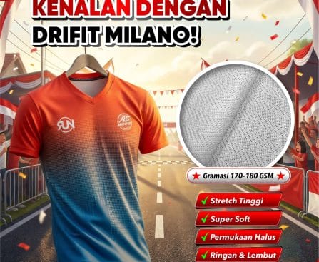 Kenalan dengan Drifit Milano: Bahan Jersey Nyaman untuk Aktivitas Outdoor