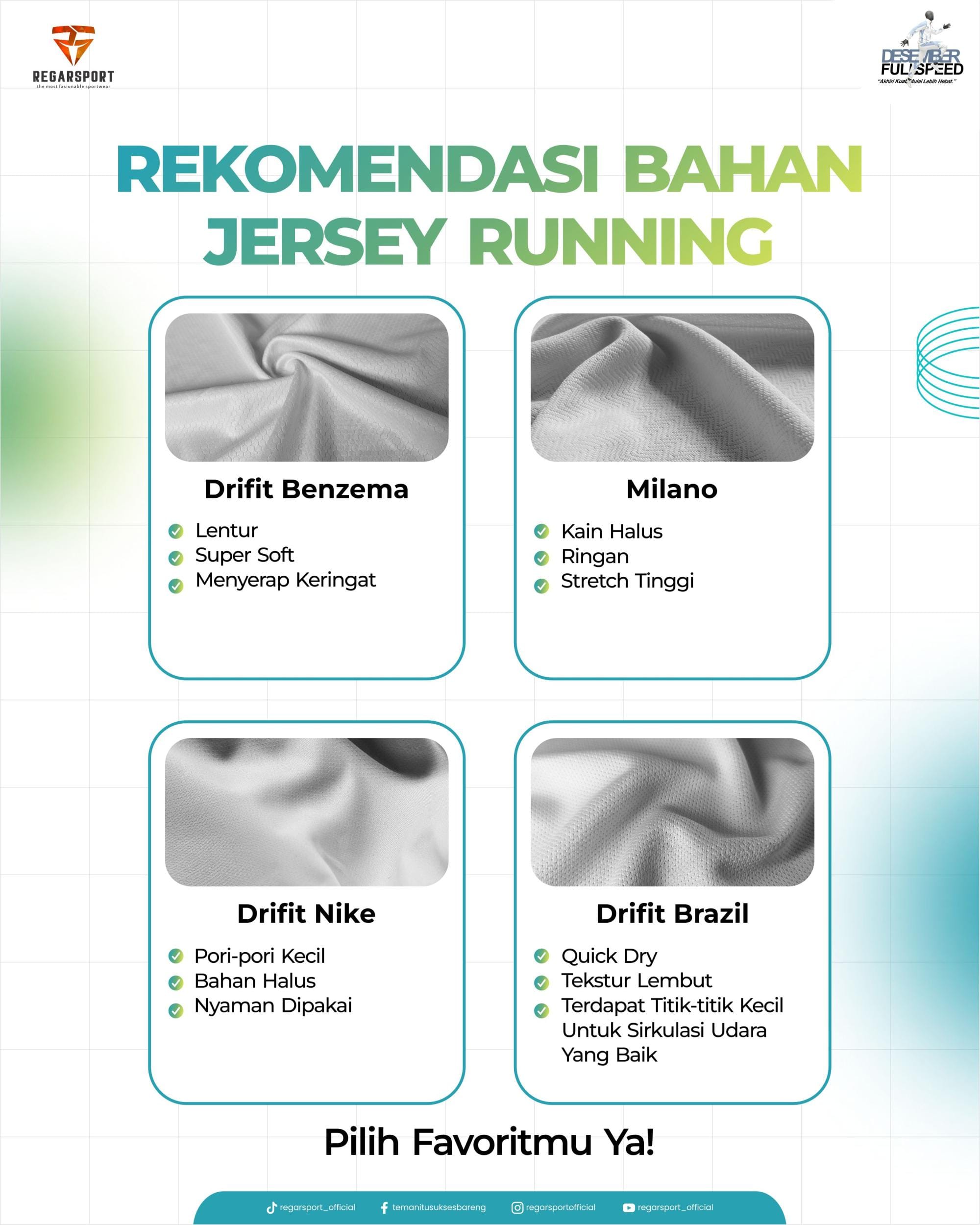 4 Rekomendasi Bahan Jersey Running Terbaik: Pilih yang Paling Nyaman untuk Lari Jarak Jauh!