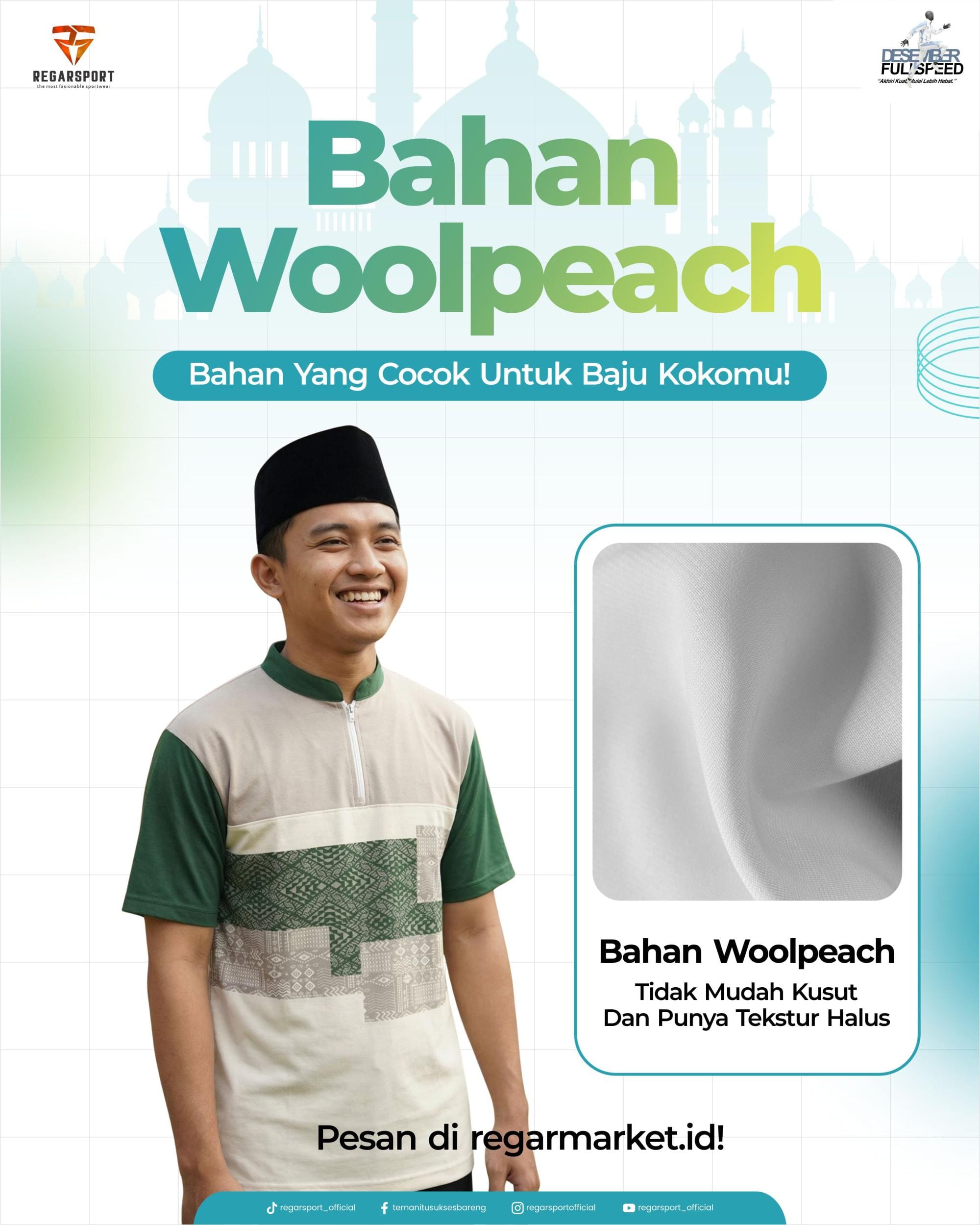 Bahan Woolpeach: Pilihan Nyaman untuk Baju Koko yang Elegan dan Praktis