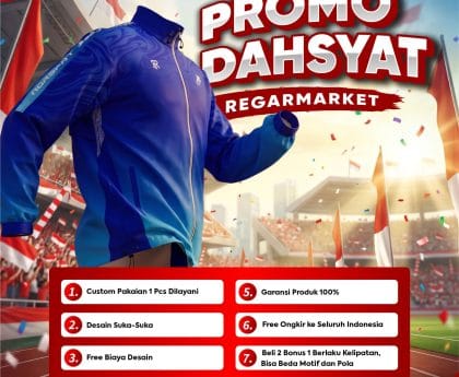 Promo Dahsyat Regarmarket | Custom Jaket Printing Mulai 1 Pcs