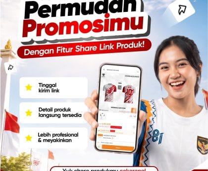 Permudah Promosi Produk dengan Fitur Share Link Produk Regarsport
