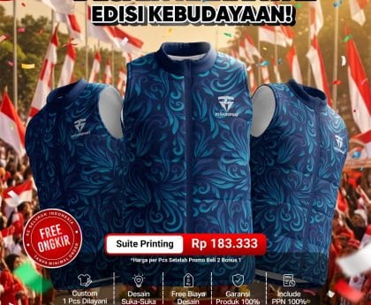 Rekomendasi Desain Karnaval Edisi Kebudayaan: Tampil Kompak dan Berkarakter Bersama Rompi Printing Custom Regarsport