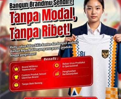 Bangun Brand Fashion Sendiri Tanpa Modal Bersama RegarMaklon