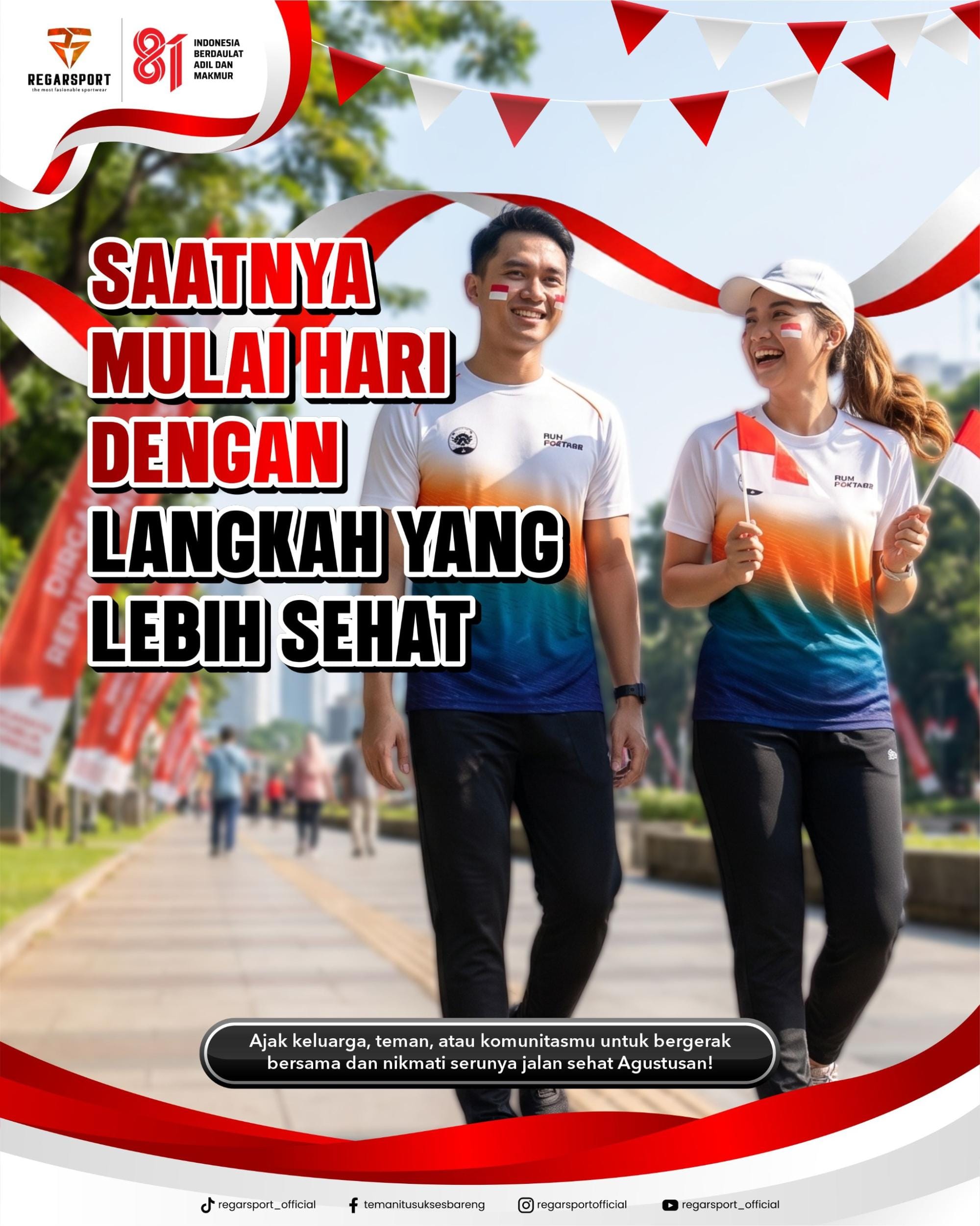 Jalan Sehat Agustusan: Langkah Sehat Meriahkan Hari Kemerdekaan Indonesia