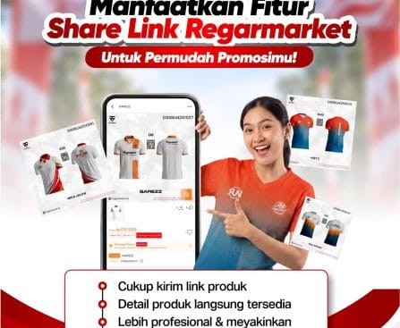 Manfaatkan Share Link Regarmarket untuk Promosi Produk Lebih Mudah dan Profesional