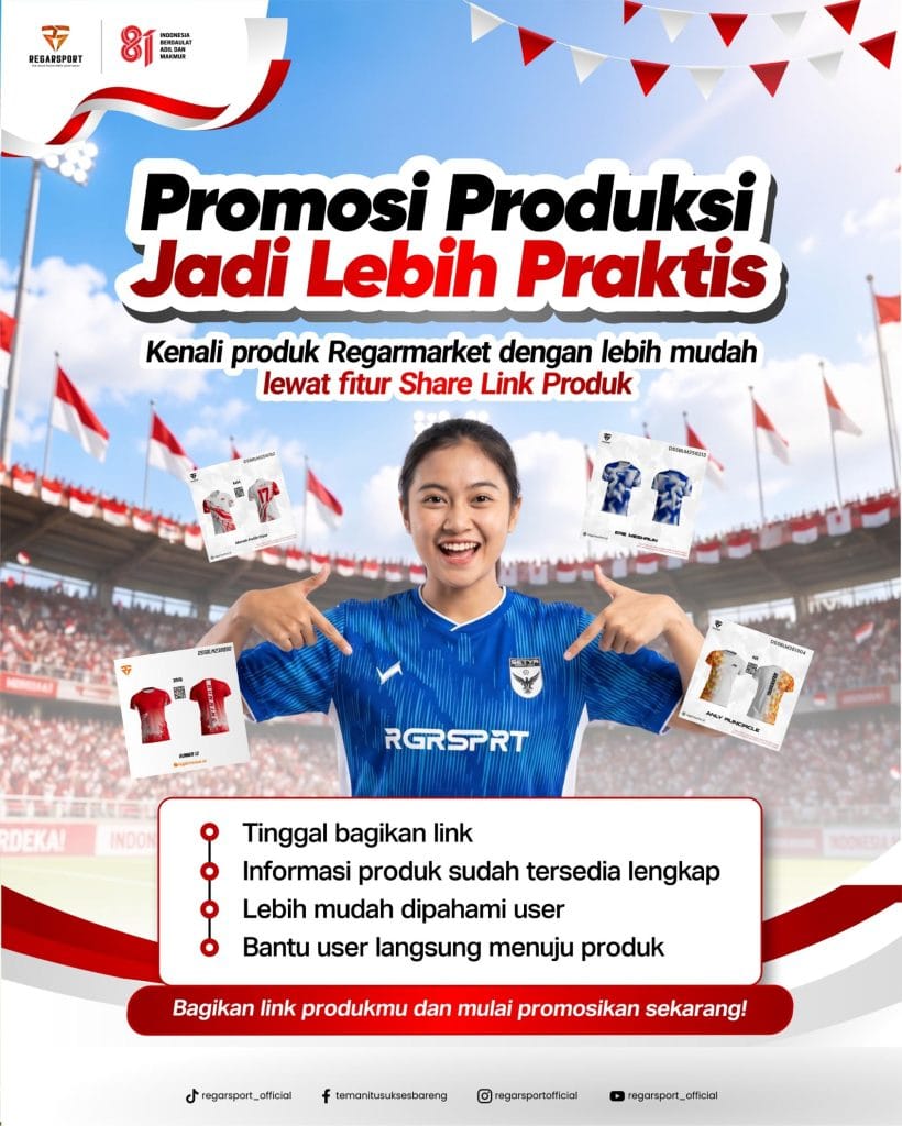 Promosi Produk Kini Lebih Praktis! Kenalkan Produk RegarMarket Lewat Fitur Share Link Produk