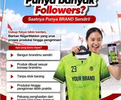 Punya Banyak Followers? Saatnya Punya Brand Sendiri dengan RegarMaklon