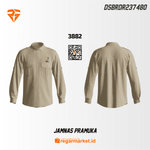 Kemeja Jambore Nasional Pramuka Custom Desain DSBRDR237480