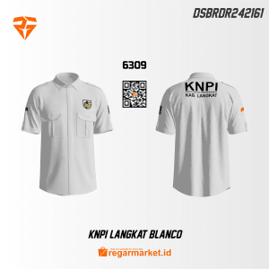 Kemeja KNPI Langkat Blanco Custom Desain DSBRDR242161
