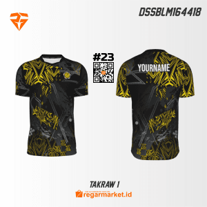 Jersey Takraw Custom Desain DSSBLM164418
