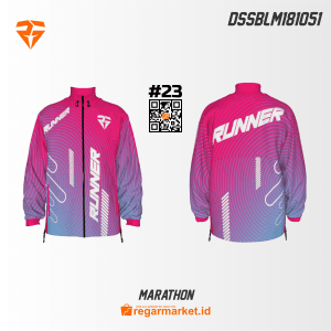 Jaket Marathon Custom Desain DSSBLM181051