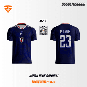 Jersey Japan Blue Samurai Custom Desain DSSBLM196608