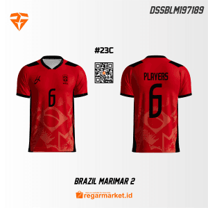Jersey Brazil Custom Desain DSSBLM197189
