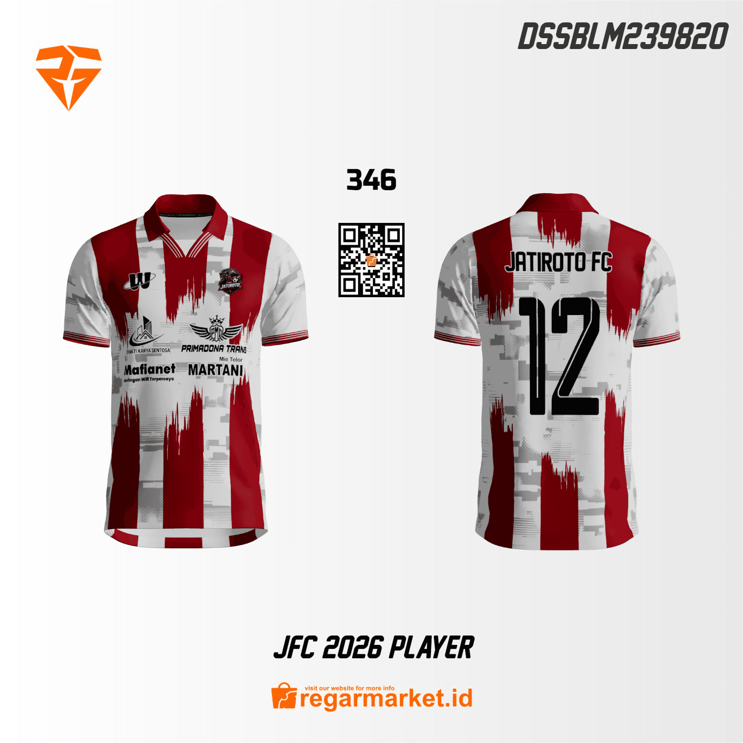 Setelan Jersey JFC 2026 Custom Desain DSSBLM239820