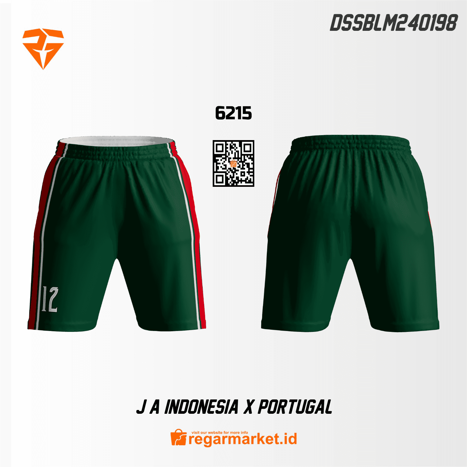Setelan Jersey Indonesia Portugal Custom Desain DSSBLM240198 Setelan Jersey Indonesia Portugal Custom Desain DSSBLM240198 - Gambar 2