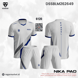 Setelan Jersey Padel Custom Desain DSSBLM262649