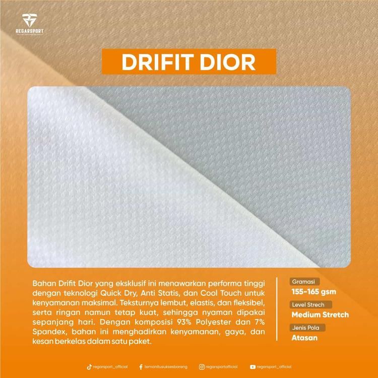 Bahan Kain Dryfit Dior Bahan Kain Dryfit Dior