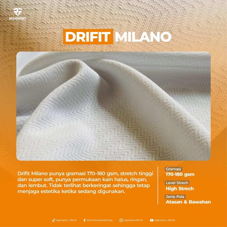 Bahan Kain Dryfit Milano Bahan Kain Dryfit Milano