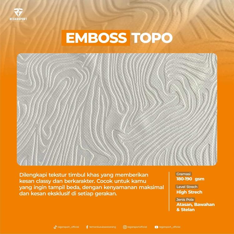 Bahan Kain Emboss Topo Bahan Kain Emboss Topo