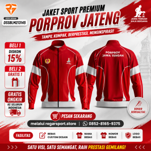 Jaket Porprov Jawa Tengah Custom Desain DSSBLM213145