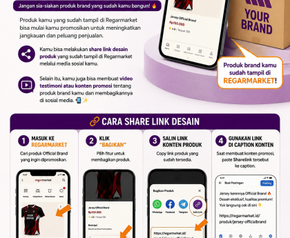 Cara Bagikan Tautan Produk di Regarmarket untuk Tingkatkan Penjualan