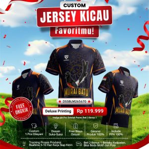 Custom Jersey Kicau Murai Batu Regarsport Deluxe Printing — Beli 2 Bonus 1 Gratis Ongkir