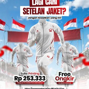 Setelan Jaket Olahraga Regarsport Suite Printing — Beli 2 Bonus 1 Gratis Ongkir