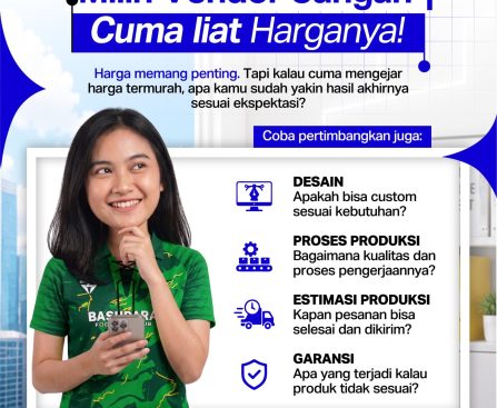 Memilih Vendor Pakaian Olahraga: Jangan Hanya Melihat Harga Saja!