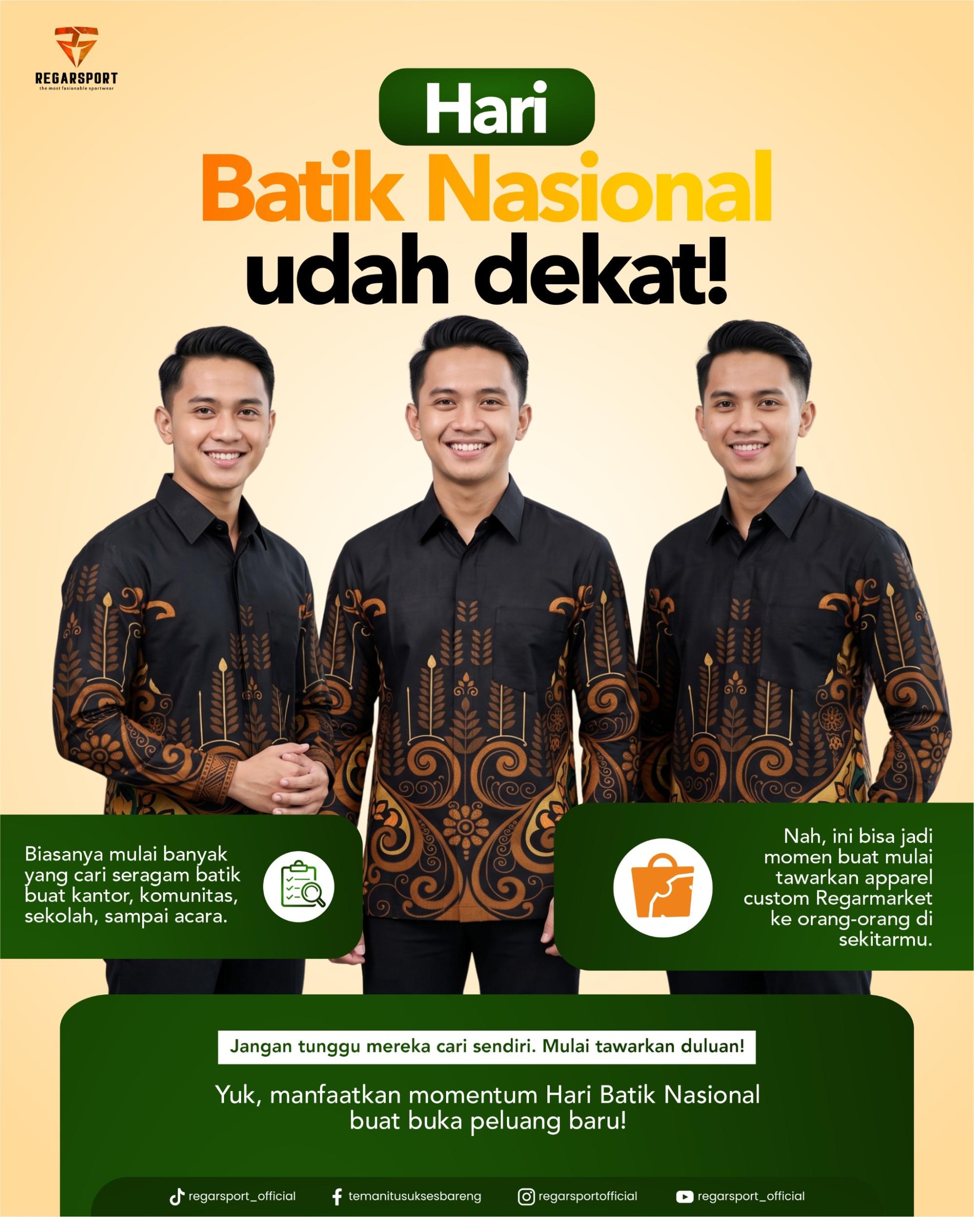 Hari Batik Nasional — Momentum Emas untuk Membuka Peluang Baru