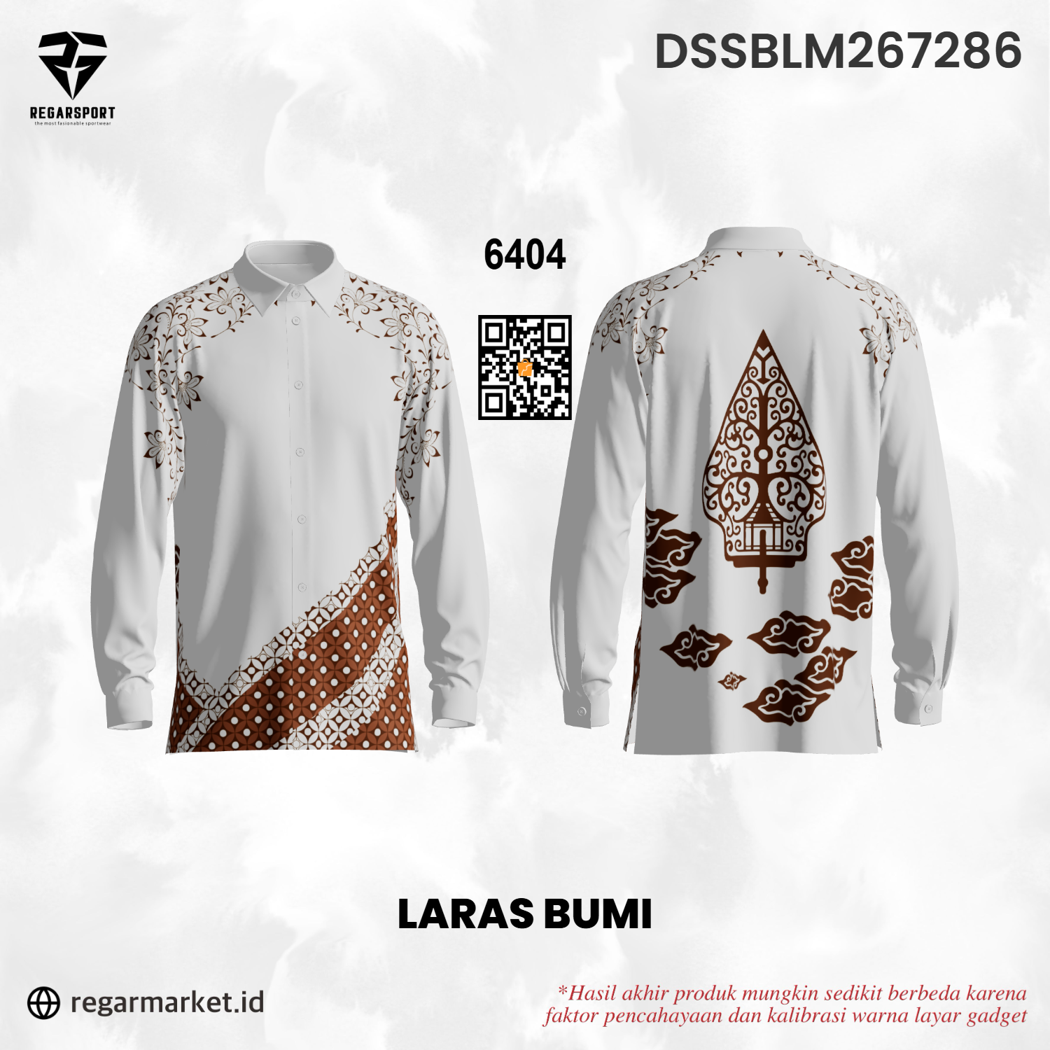 Kemeja Lengan Panjang Laras Bumi Motif Budaya Nusantara Desain Eksklusif Kemeja Lengan Panjang Laras Bumi Motif Budaya Nusantara Desain Eksklusif